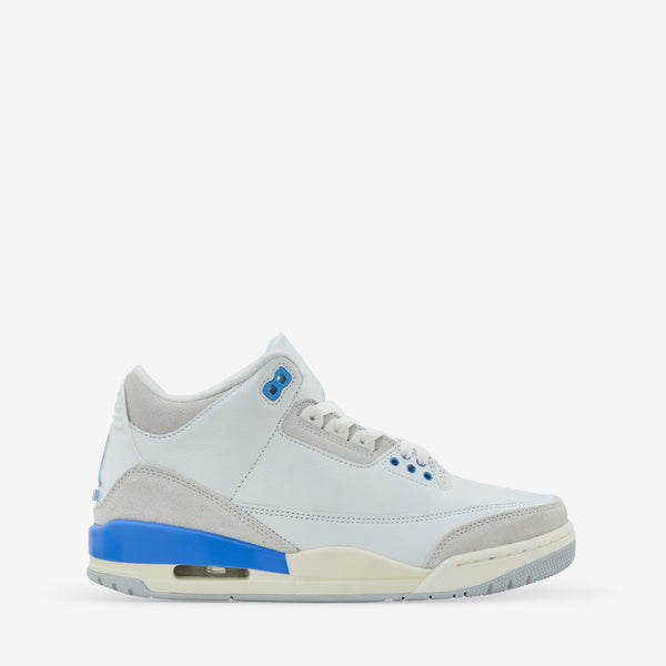 Air Jordan 3 Retro 'Lucky Shorts' Summit White | Hydrogen Blue | Legend Blue Footwear