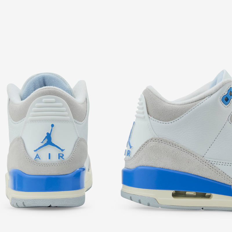 Air Jordan 3 Retro 'Lucky Shorts' Summit White | Hydrogen Blue | Legend Blue Footwear