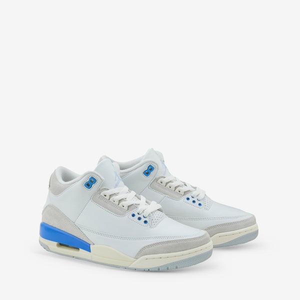 Air Jordan 3 Retro 'Lucky Shorts' Summit White | Hydrogen Blue | Legend Blue Footwear