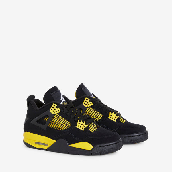 Air Jordan 4 Retro Black | White | Tour Yellow