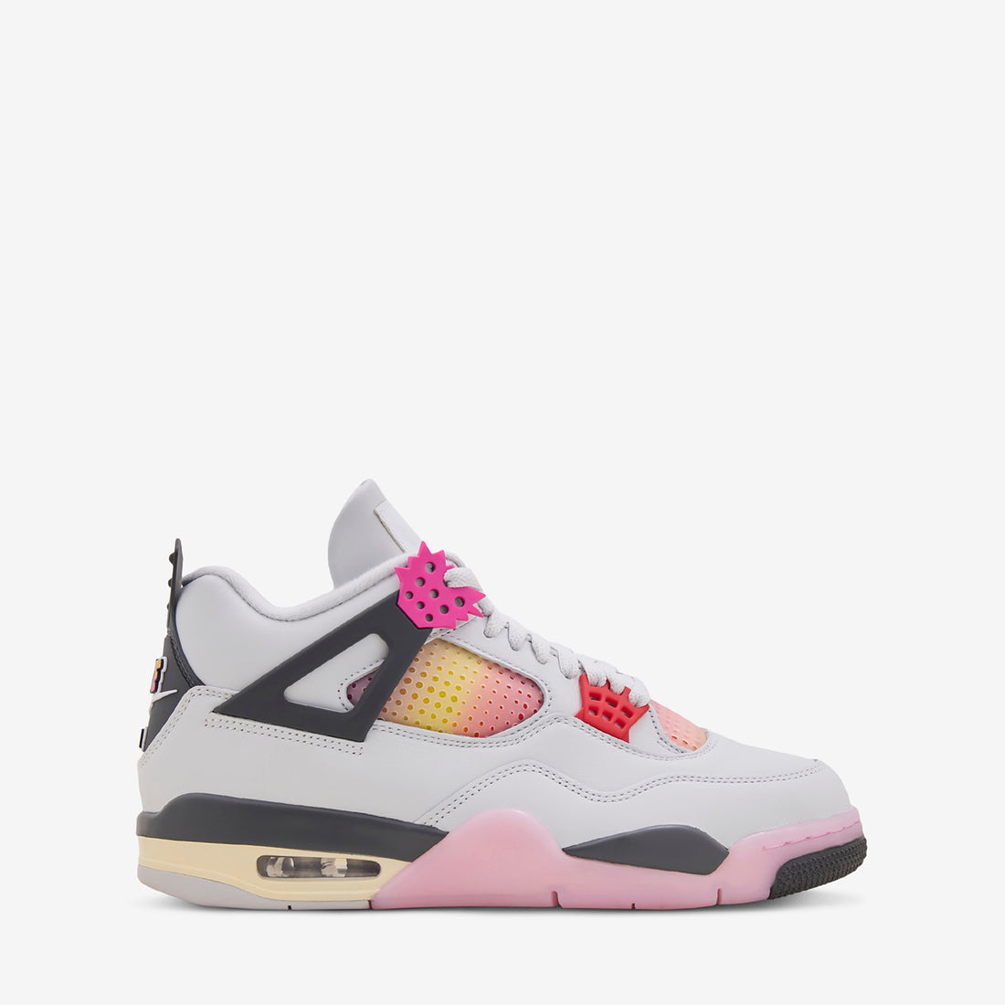 Air Jordan 4 Retro 'Comic' Off White | Fire Pink | Anthracite Footwear