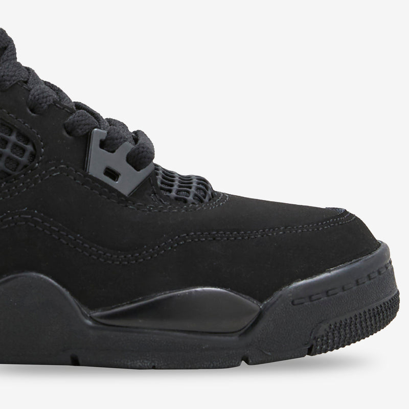 Pre-School  Jordan 4 Retro OG Black | Black | Light Graphite Footwear