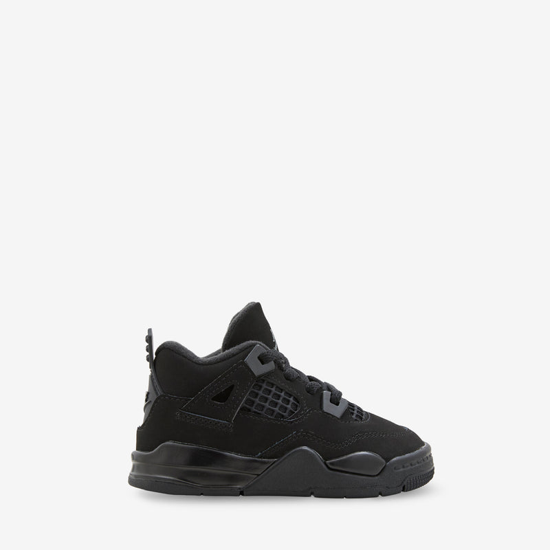 Toddler Jordan 4 Retro OG Black | Black | Light Graphite Footwear