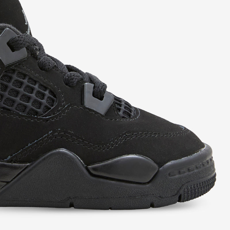 Toddler Jordan 4 Retro OG Black | Black | Light Graphite Footwear
