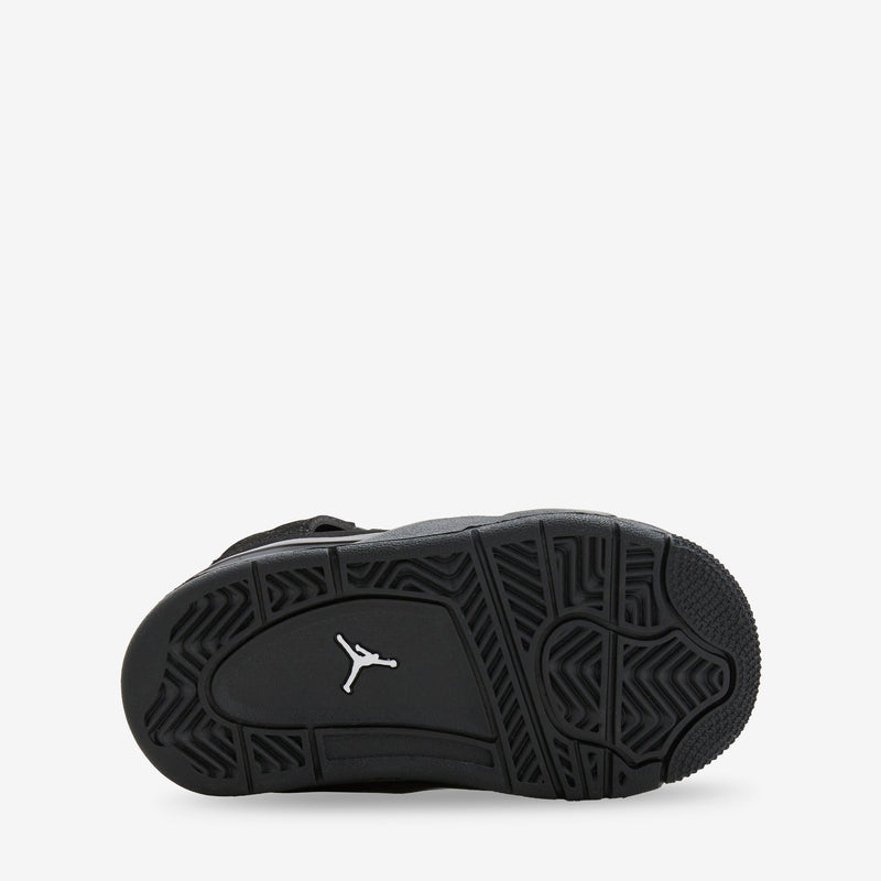 Toddler Jordan 4 Retro OG Black | Black | Light Graphite Footwear
