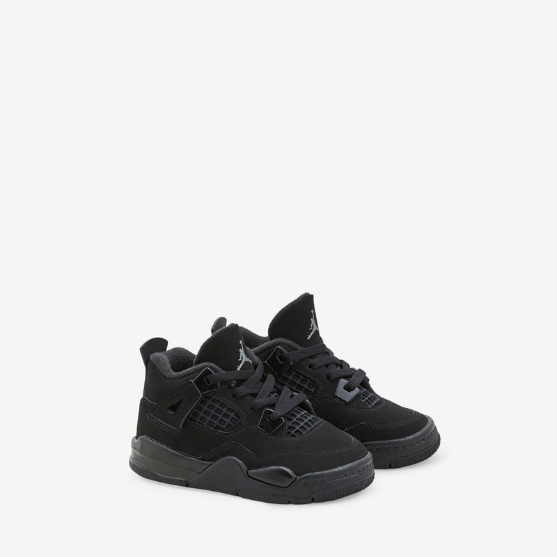 Toddler Jordan 4 Retro OG Black | Black | Light Graphite Footwear