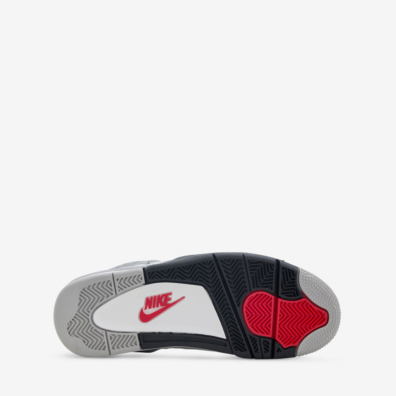 Air Jordan 4 Retro Summit White | Fire Red | Cement Grey | Black Footwear