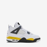 Air Jordan 4 Retro 'Rare Air' White | Tour Yellow | Dark Blue Grey | Black