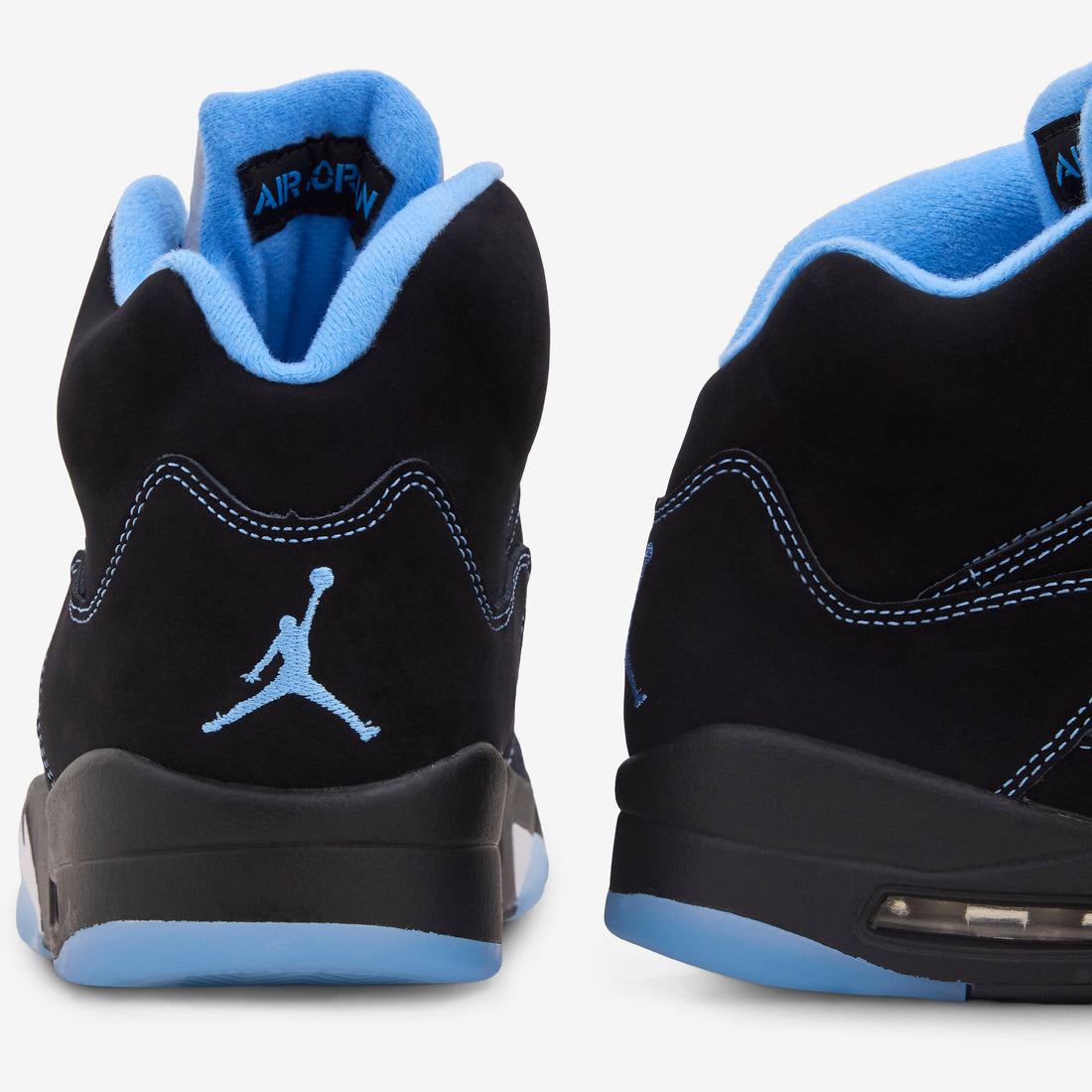 Air Jordan 5 Retro 'Black Carolina' Black | University Blue | White Footwear