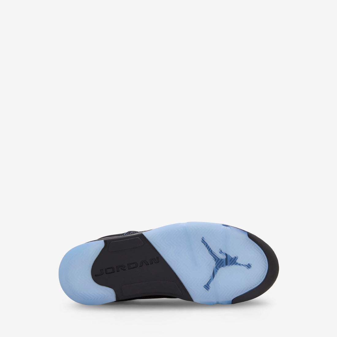 Grade School Air Jordan 5 Retro 'Black Carolina' Black | University Blue | White Footwear