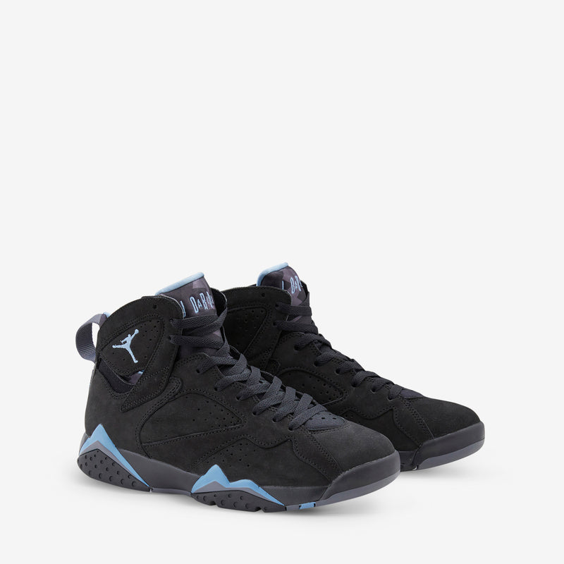 Jordan 7 black online blue