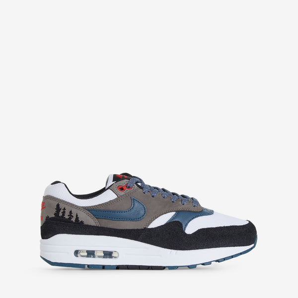 Air Max 1 PRM White | Slate Blue | Black | Soft Grey Footwear
