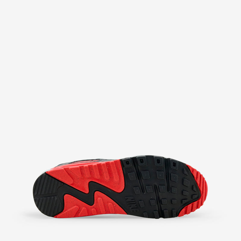 Air Max 90 Premium Black | Cool Grey | Bright Crimson | Photon Dust Footwear