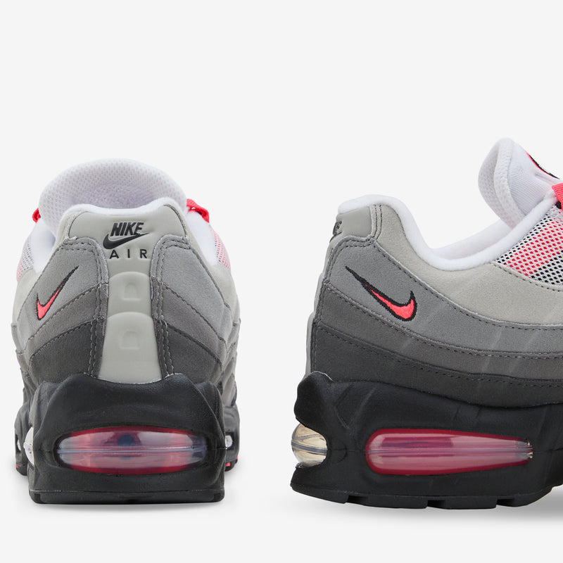 Air Max 95 OG Black | Solar Red | Medium Ash | Dark Pewter Footwear