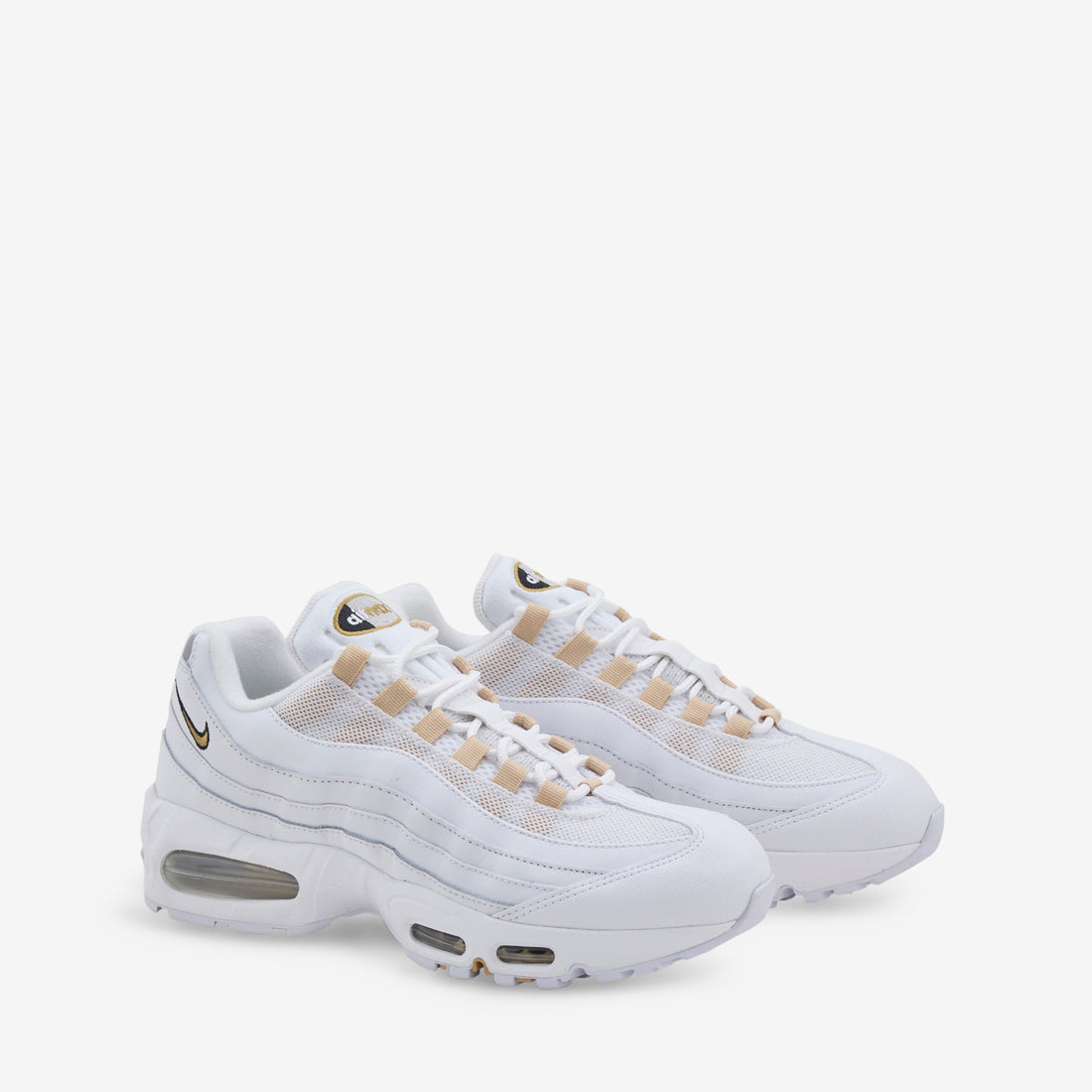 Air Max 95 OG White | Metallic Gold | Black | Pearl Grey Footwear
