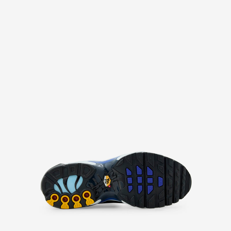 Grade School Air Max Plus OG Black | Chamois | Sky Blue | Hyper Blue Footwear