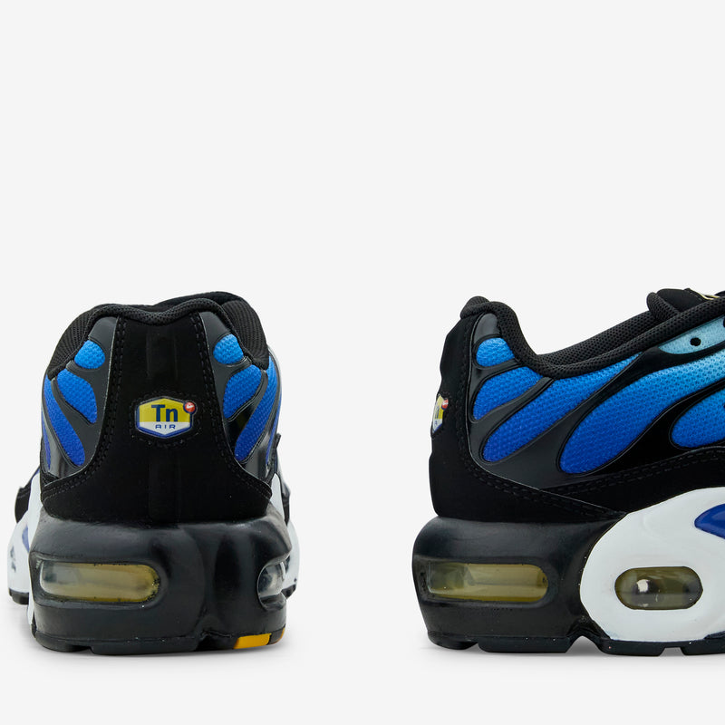 Grade School Air Max Plus OG Black | Chamois | Sky Blue | Hyper Blue Footwear