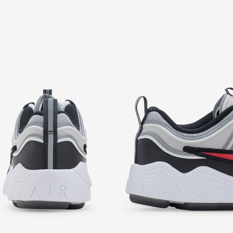 Air Zoom Spiridon Metallic Silver | Sport Red | Black | White Footwear