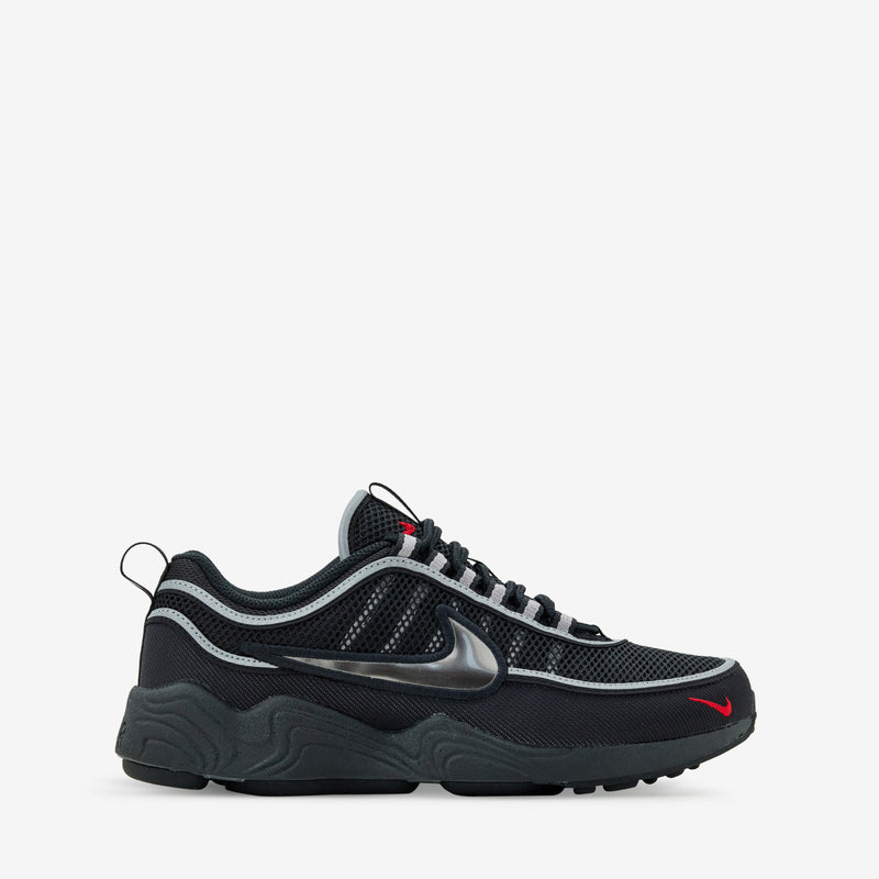 Air Zoom Spiridon Black | Black | Metallic Silver | Sport Red Footwear