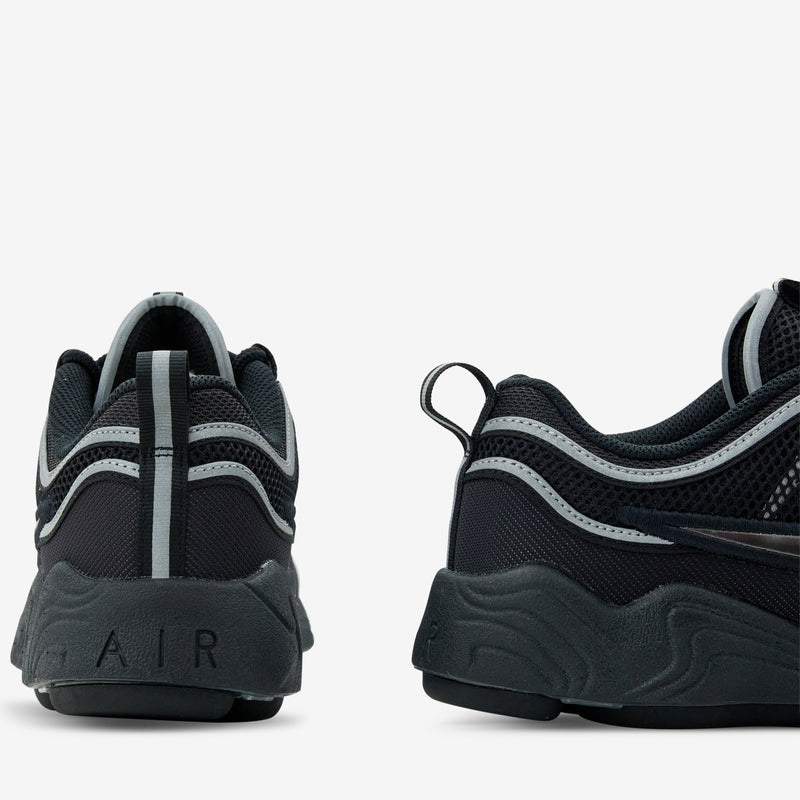 Air Zoom Spiridon Black | Black | Metallic Silver | Sport Red Footwear