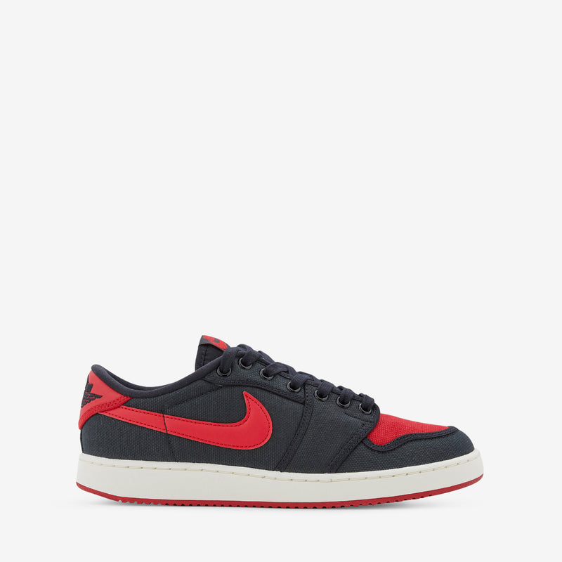 Air Jordan 1 KO Low Black | Varsity Red | Sail