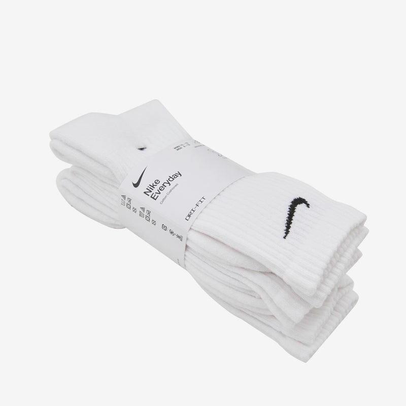 Everyday Cushioned Training Crew Socks White | Black