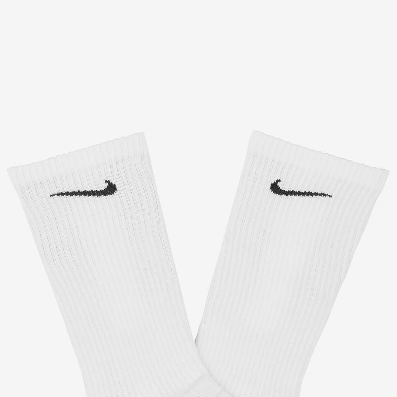 Everyday Cushioned Training Crew Socks White Black Above The Clouds