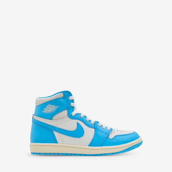 Grade School Air Jordan 1 Retro High OG 'UNC Reimagined' Dark Powder Blue | Dark Powder Blue | Sail Footwear