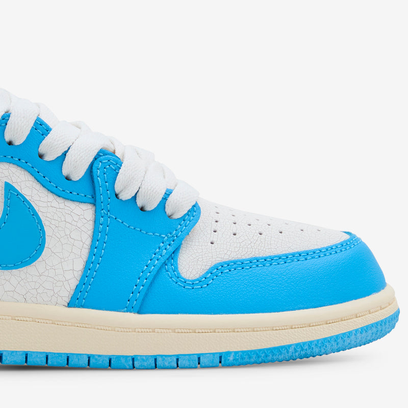 Pre-School Air Jordan 1 Retro High OG 'UNC Reimagined' Dark Powder Blue | Dark Powder Blue | Sail Footwear