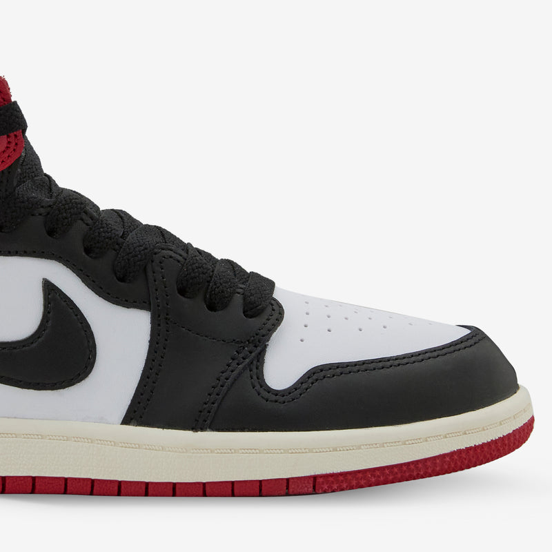 Pre-School Air Jordan 1 Retro High OG 'Black Toe' White | Black | Varsity Red | Sail Footwear