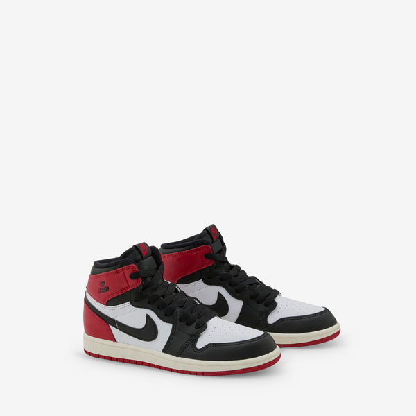 Pre-School Air Jordan 1 Retro High OG 'Black Toe' White | Black | Varsity Red | Sail Footwear
