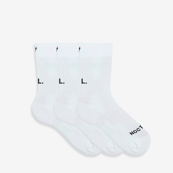 NOCTA Crew Socks 3-Pack White | Black Accessories