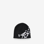 Peak Beanie Black | White