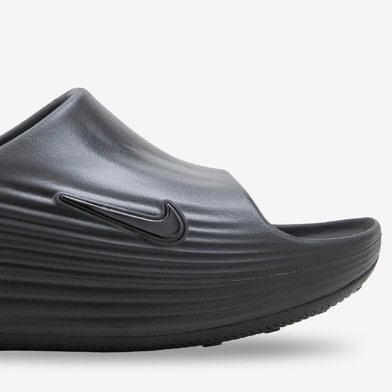 ReactX Rejuven8 Slide Black | Black | Black Footwear