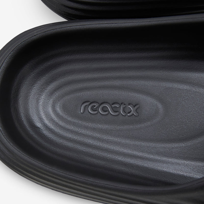 ReactX Rejuven8 Slide Black | Black | Black Footwear