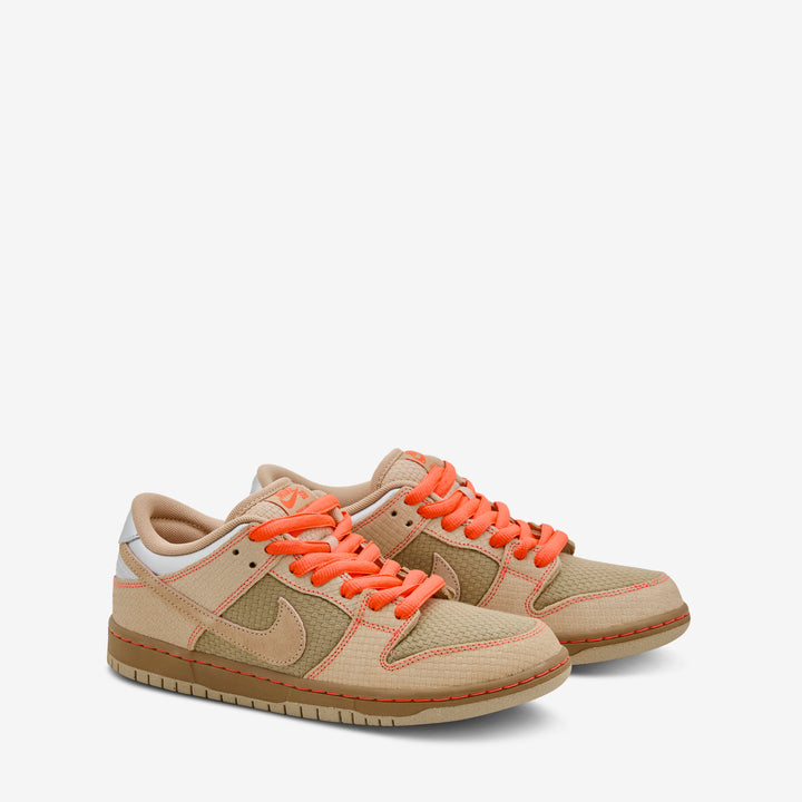 Nike SB Dunk Low Pro Canvas | Vachetta Tan | Parachute Beige Front