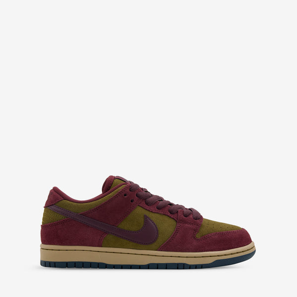 SB Dunk Low Pro Dark Team Red | Burgundy Crush | Olive Flak Footwear