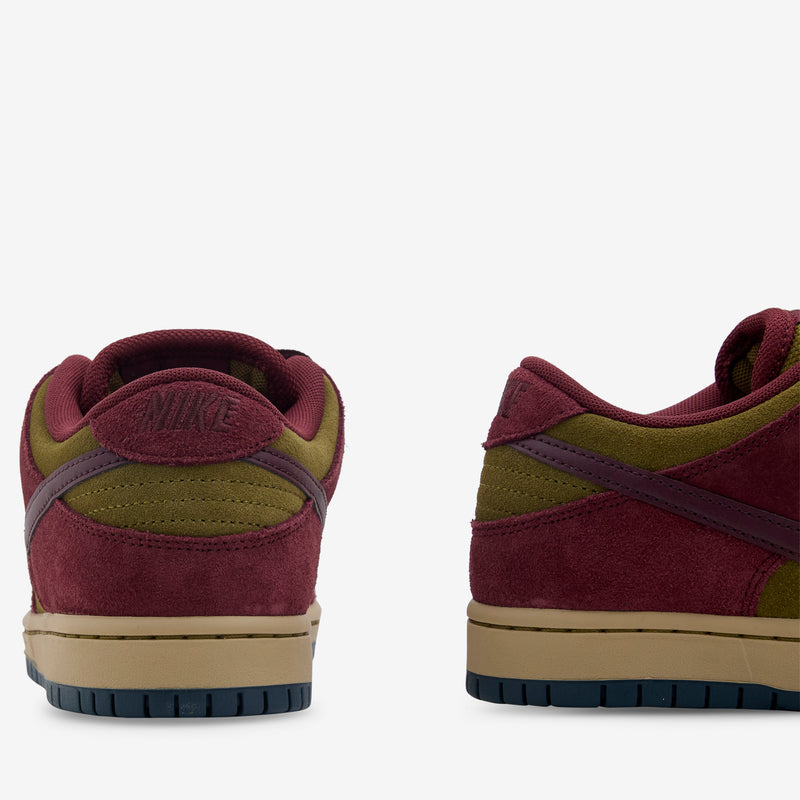 SB Dunk Low Pro Dark Team Red | Burgundy Crush | Olive Flak Footwear