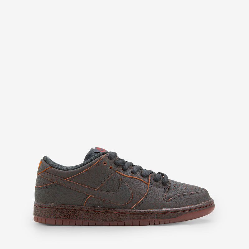 SB Dunk Low Pro Premium Dark Smoke Grey | Campfire Orange | Black Footwear
