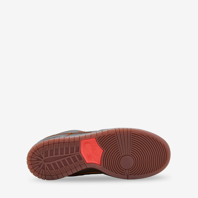 SB Dunk Low Pro Premium Dark Smoke Grey | Campfire Orange | Black Footwear