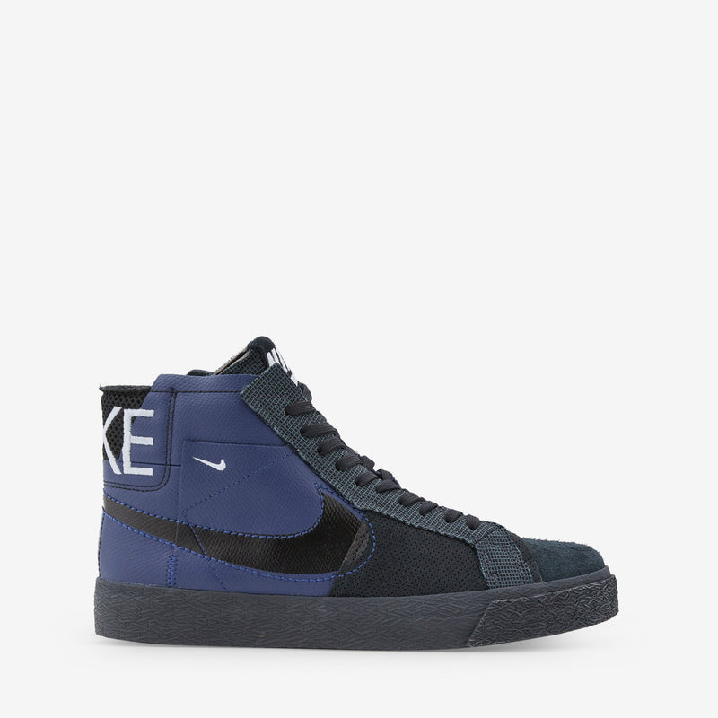 SB Zoom Blazer Mid PRM Midnight Navy | Black | Football Grey