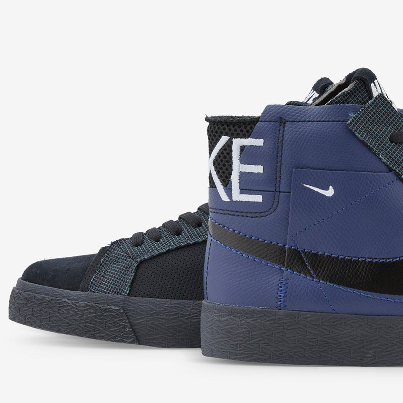 SB Zoom Blazer Mid PRM Midnight Navy | Black | Football Grey