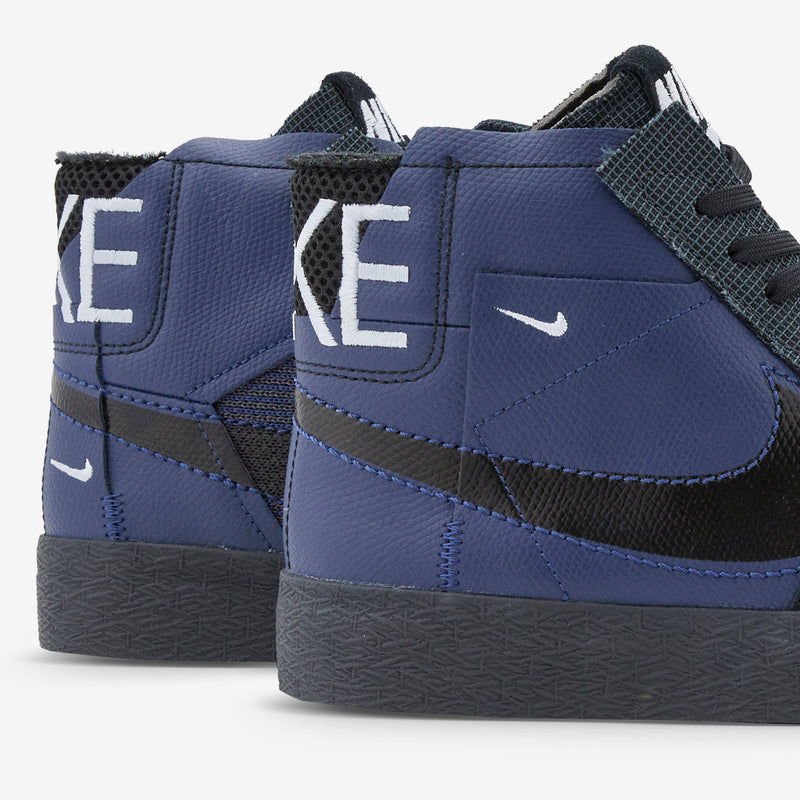 SB Zoom Blazer Mid PRM Midnight Navy | Black | Football Grey