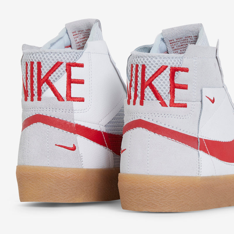 Zoom Blazer Mid PRM Summit White | University Red