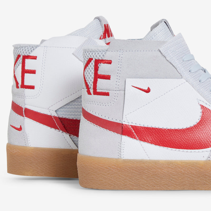 Zoom Blazer Mid PRM Summit White | University Red