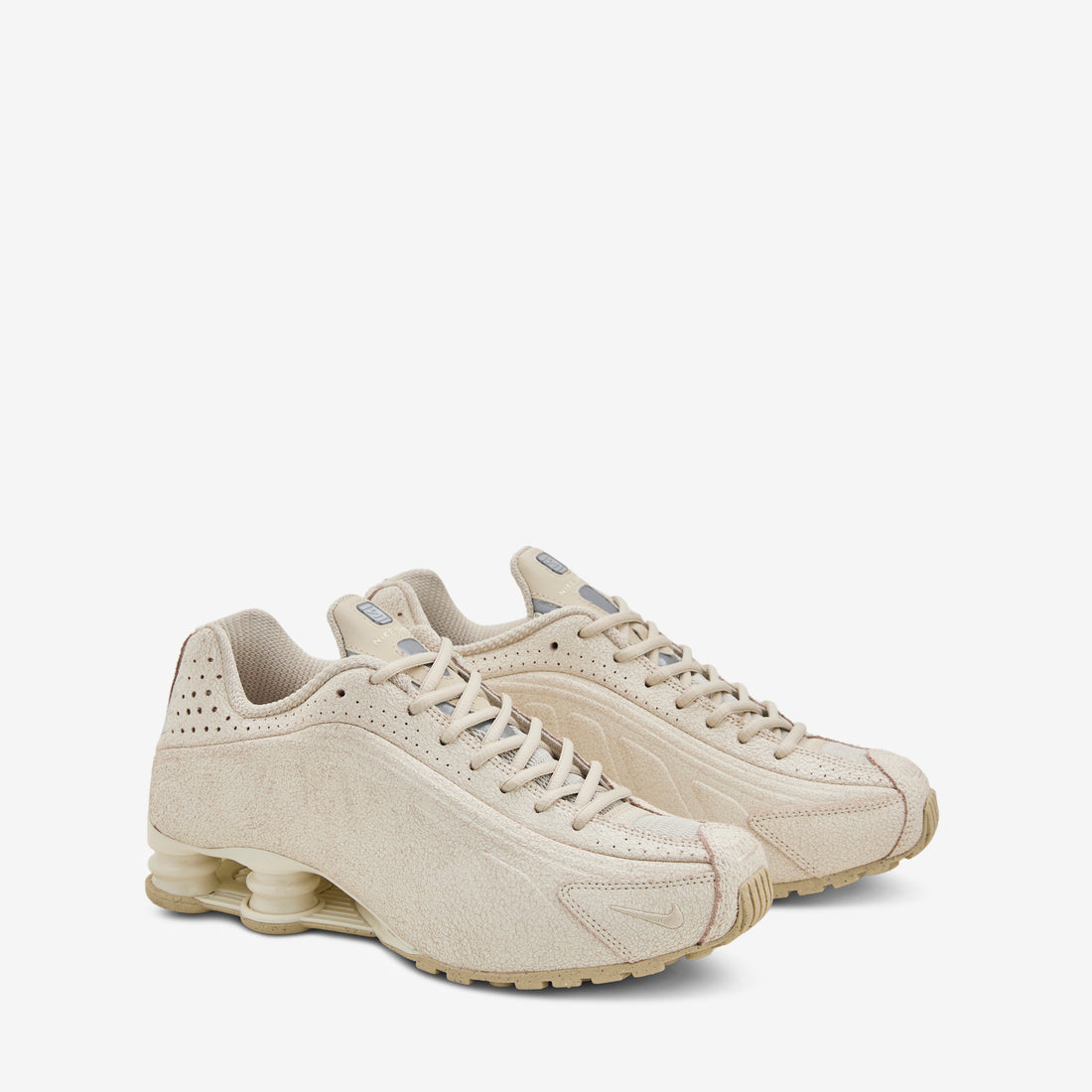 Shox R4 Natural | Net | Metallic Silver Footwear