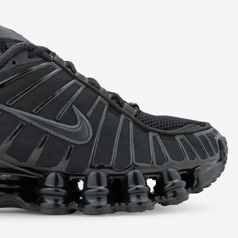 Shox TL Black | Metallic Hematite | Max Orange | Black Footwear