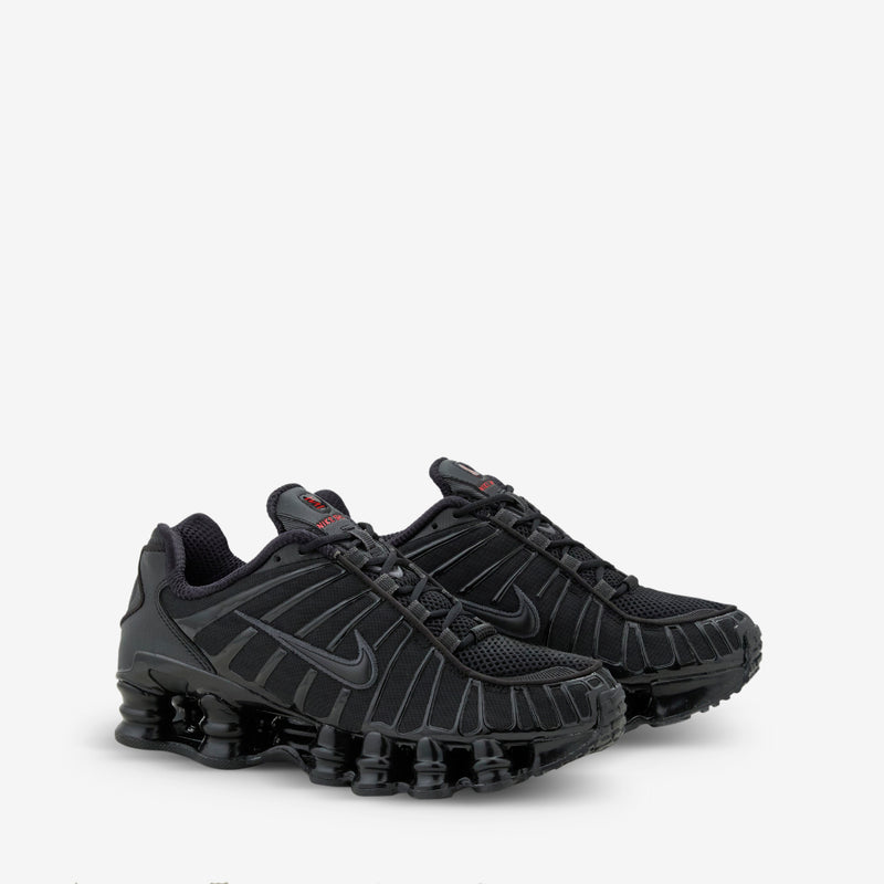 Shox TL Black | Metallic Hematite | Max Orange | Black Footwear