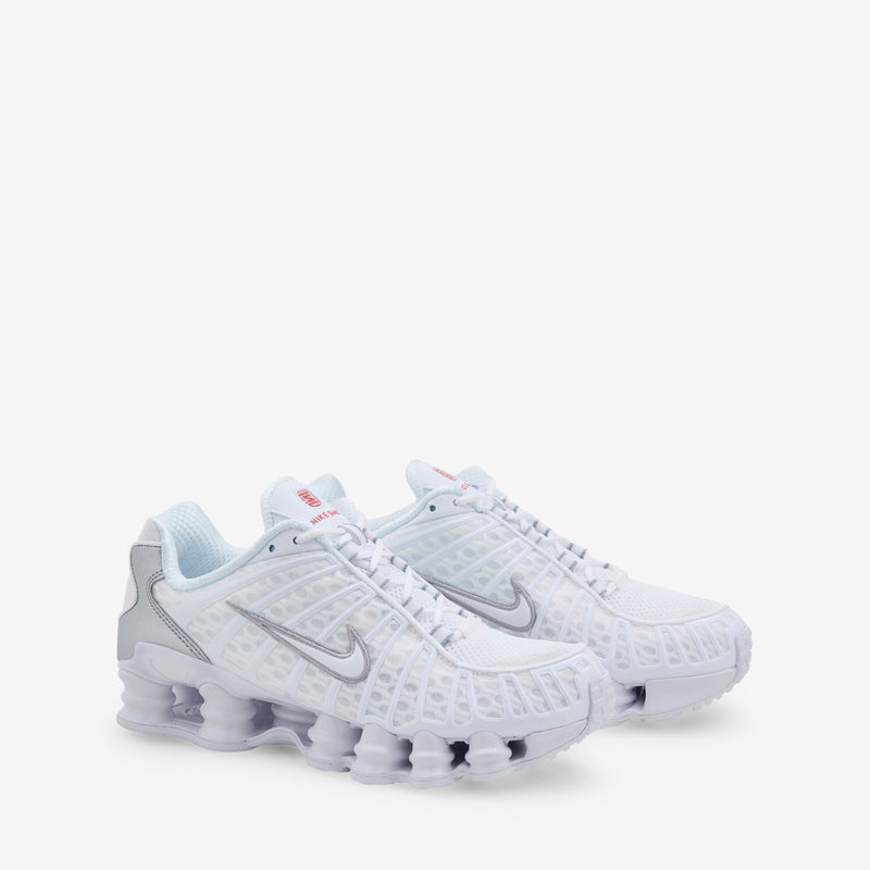 Shox TL White | Metallic Silver | Max Orange | White Footwear