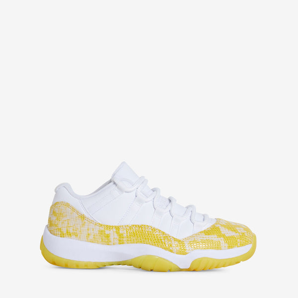 Women's Air Jordan 11 Retro Low White | Tour Yellow | White